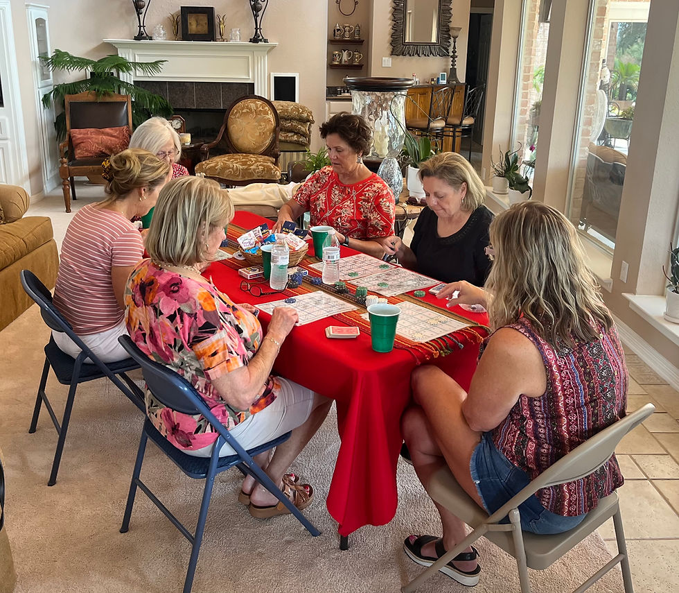 Keno Group July meetup! So fun! Cousins, nieces, sisters, and sweet friends, for laughing and connecting