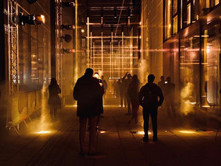AUBE Création Son et Lumière en collaboration avec PIX314 Première à Place des Halles - Strasbourg 
