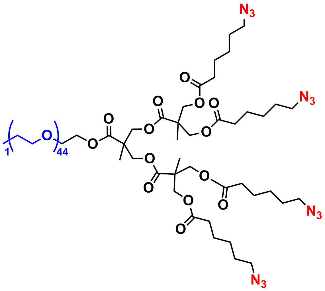 bis-MPA Dendronised mPEG 2k, Azide Functional Generation 2
