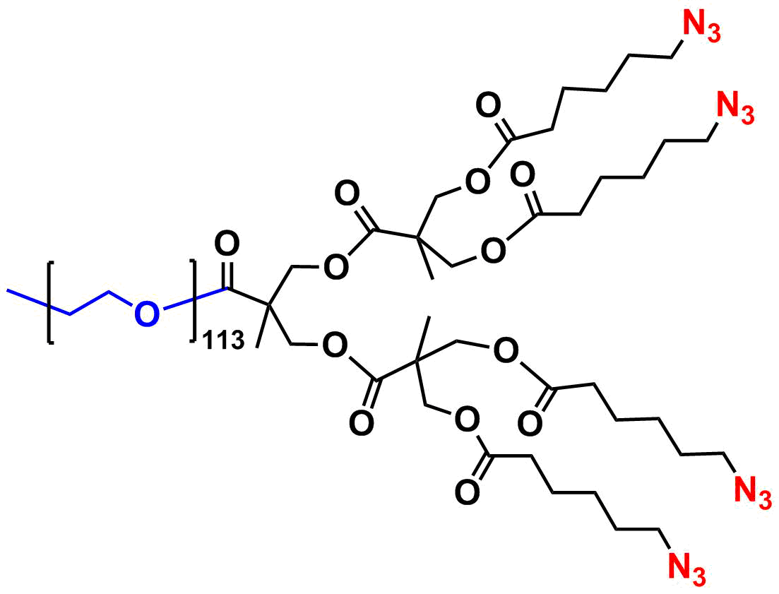 bis-MPA Dendronised mPEG 5k, Azide Functional Generation 2