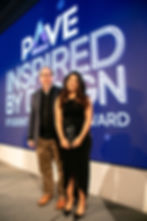 2024 Recipient Prachi Fulwane with Professor Joseph Goldstein from New York School of Interior Design
