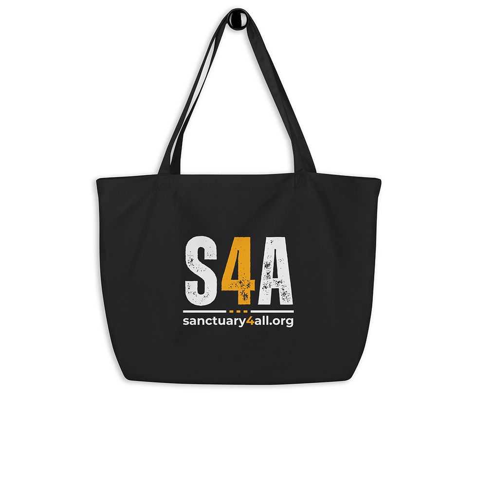 Thumbnail: S4A Raise Your VO!CE Large Organic Tote Bag