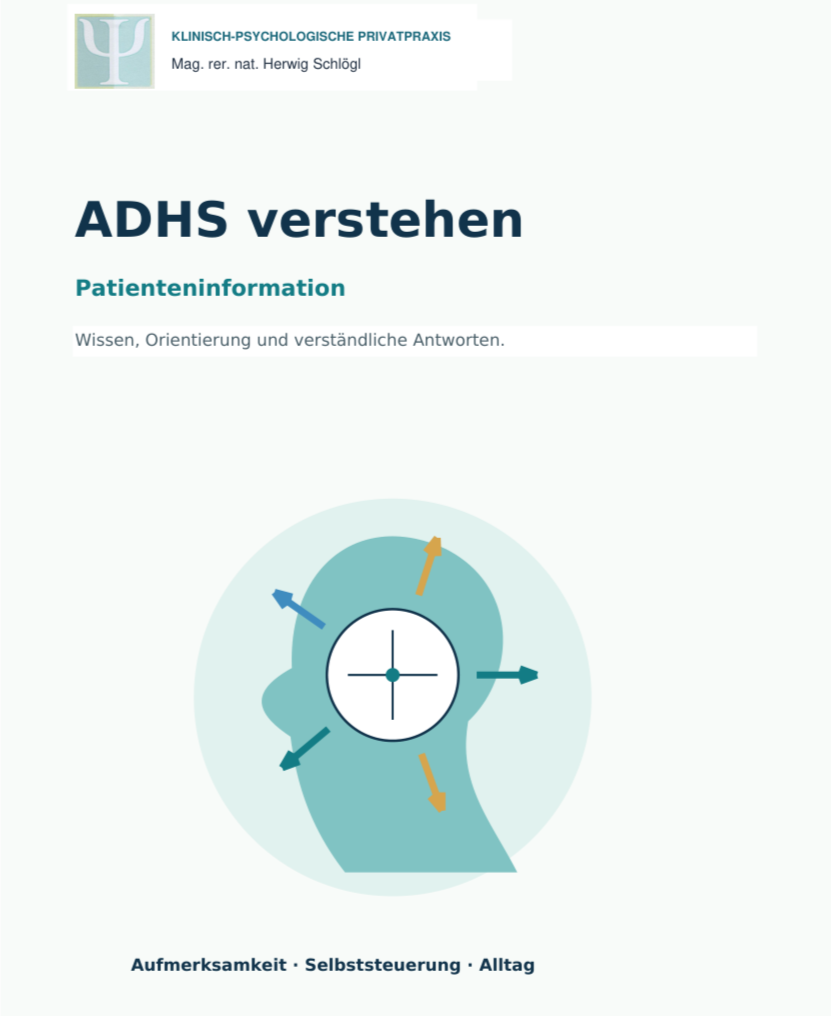 ADHS-INFORMATIONSBROSCHÜRE | Kostenloser PDF-Download