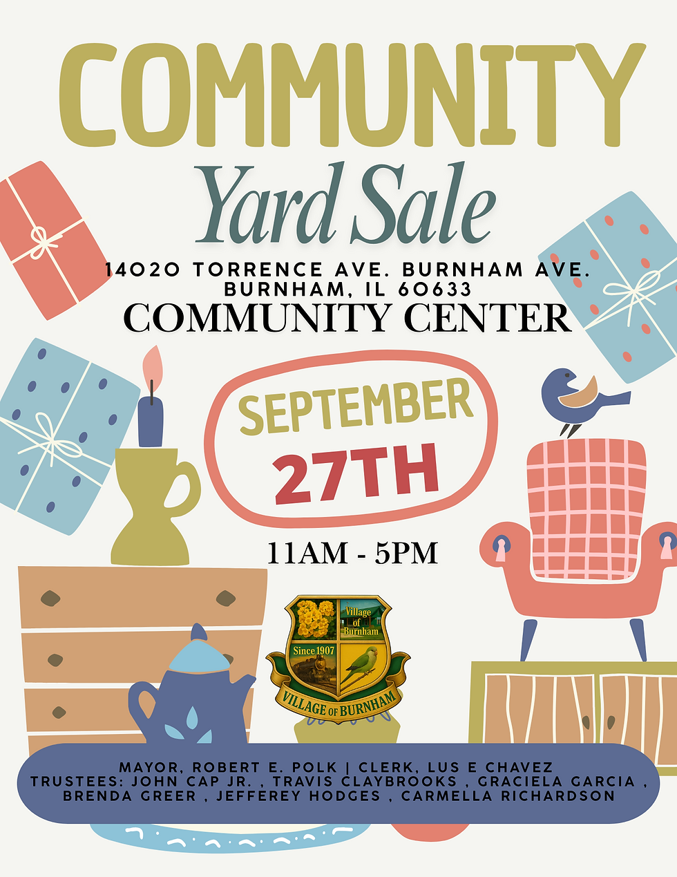 Burnham Community Yard Sale
