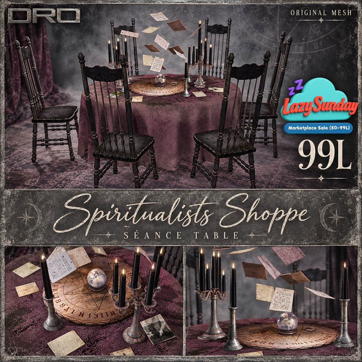 DRD – Spiritualists Shoppe – Séance Table