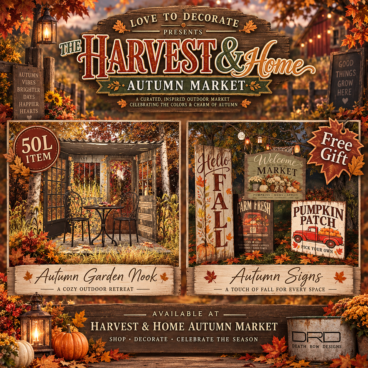 Harvest & Home Autumn Market — Now Open