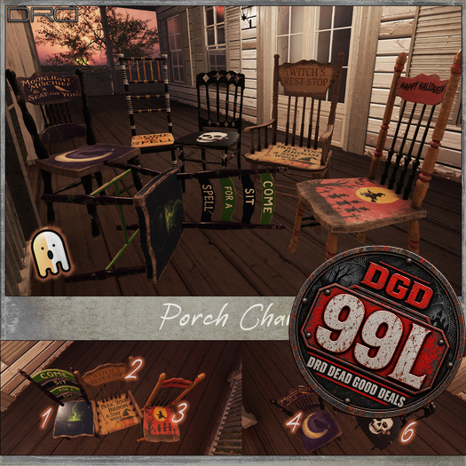 DRD – Spookzilla Porch Chairs