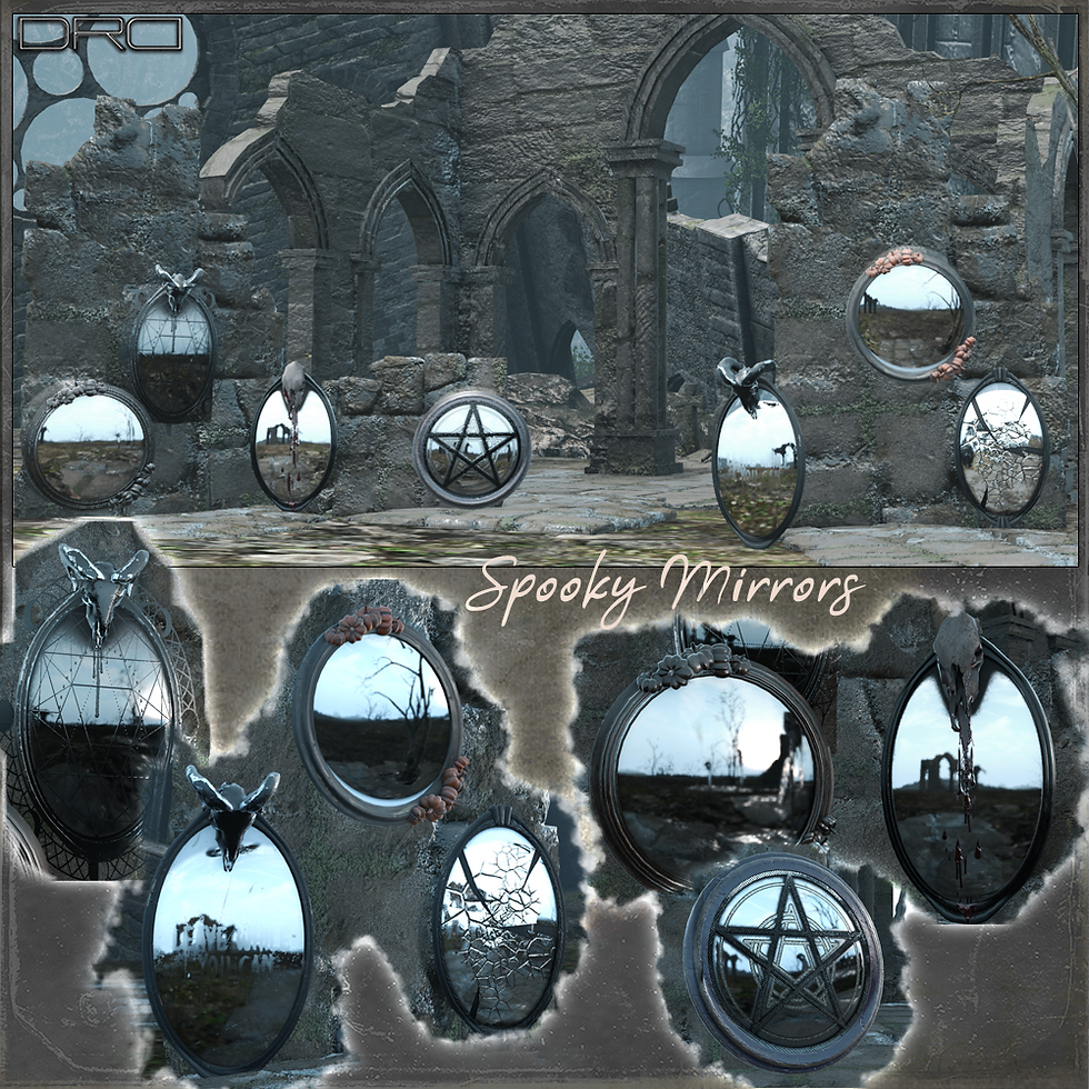 Spooky Mirrors — L$199 at the DRD Mainstore