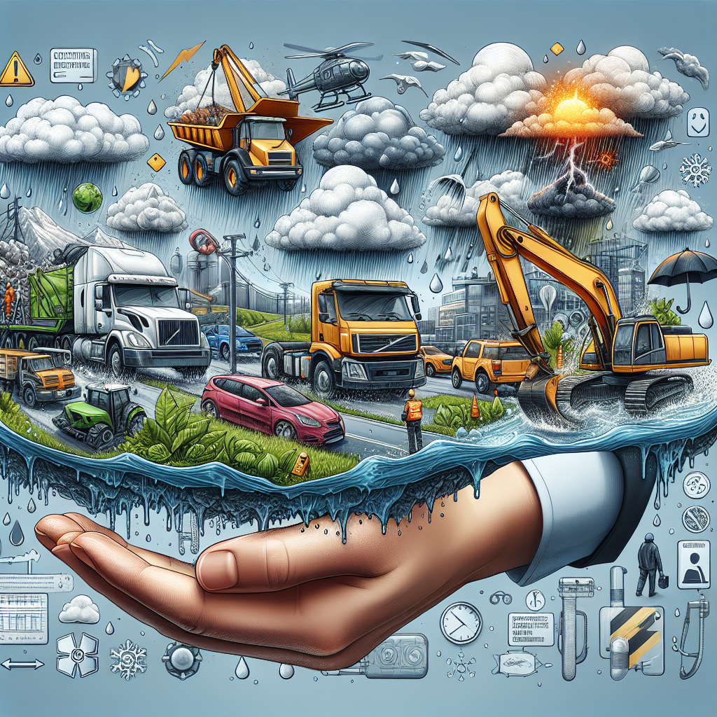 Heavy Equipment in Rain