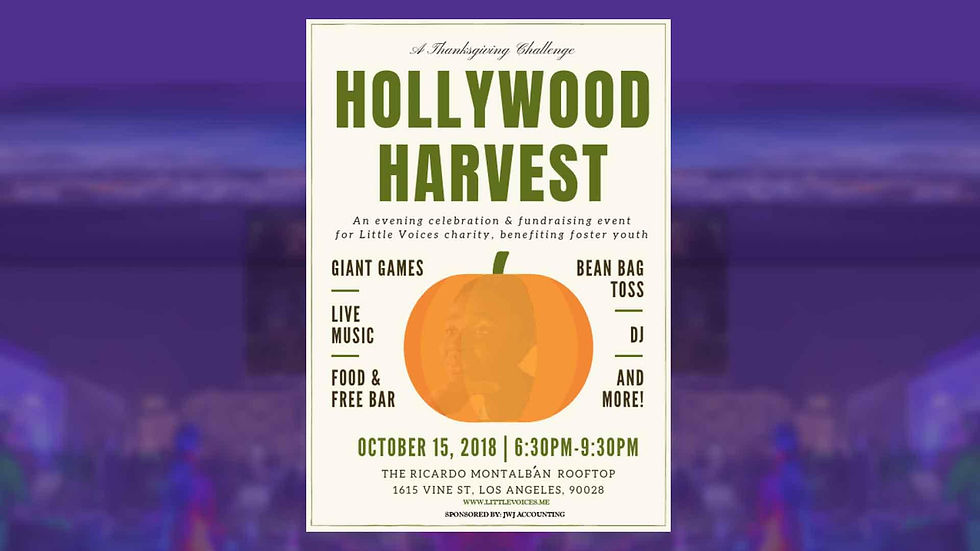 Hollywood Harvest, Thanksgiving Challenge