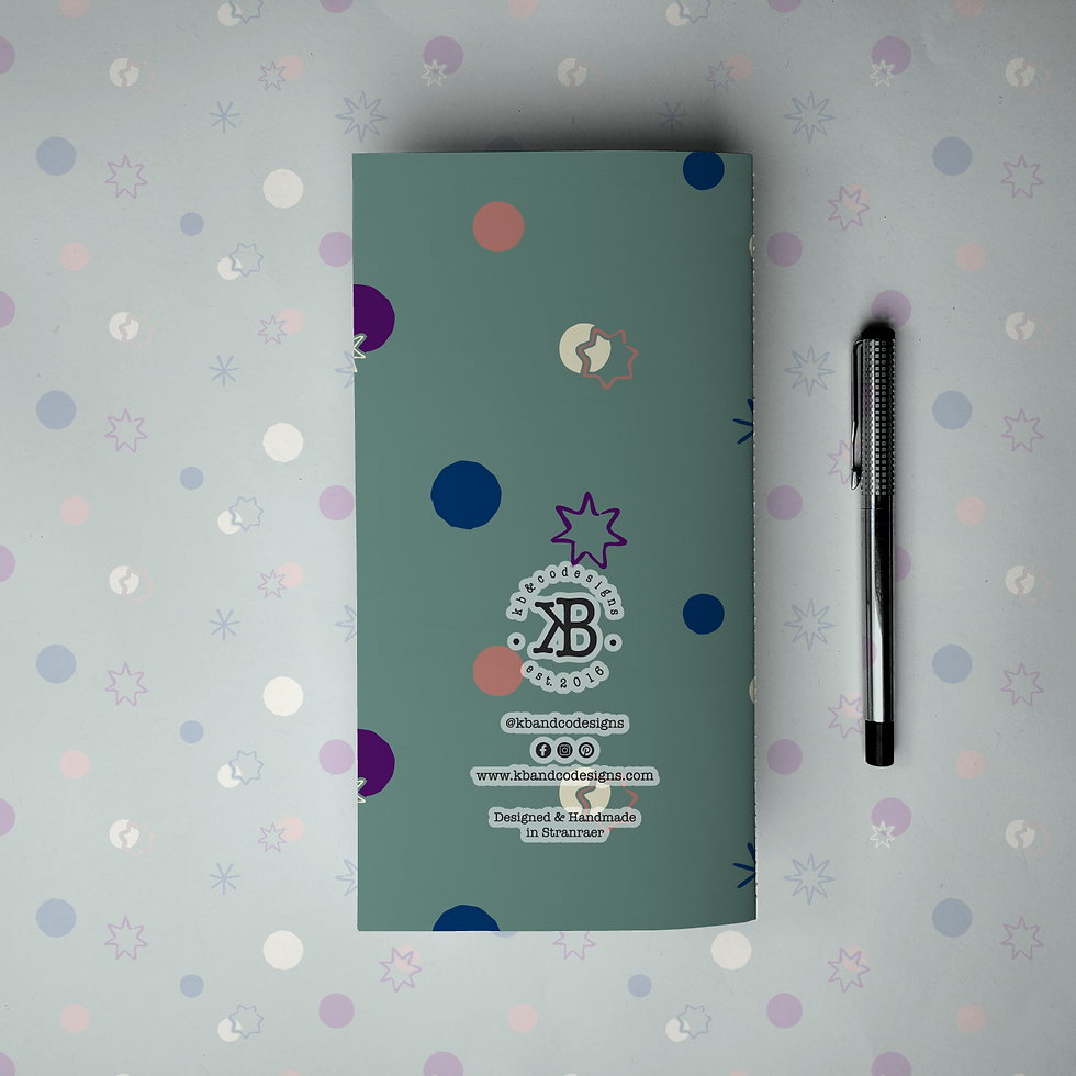Thumbnail: Stars and Coins Standard Size Notebook