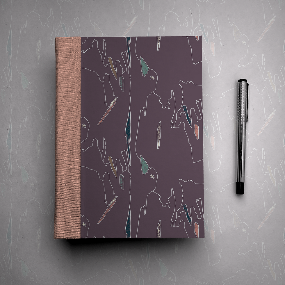 Thumbnail: Eucalyptus Bark Hardback Notebook