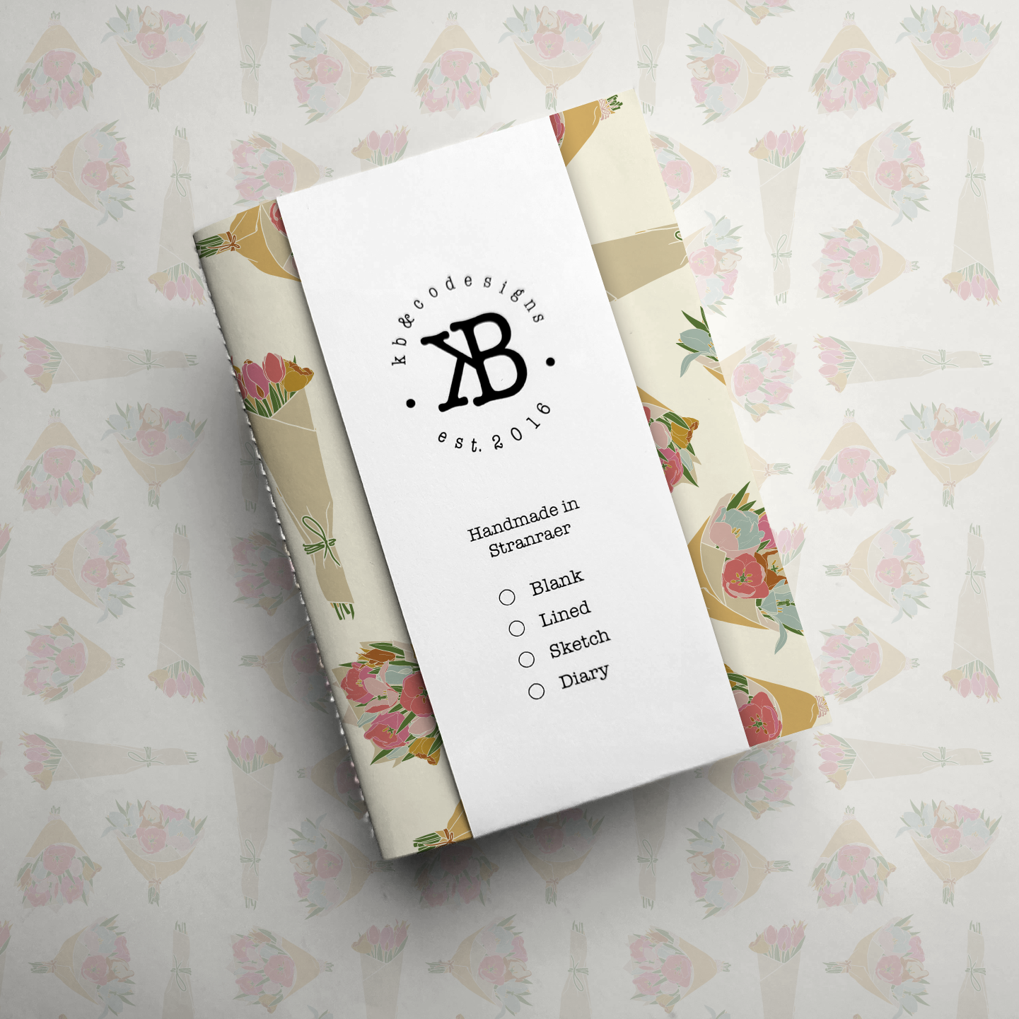 Tulip Bouquets Passport Size Notebook