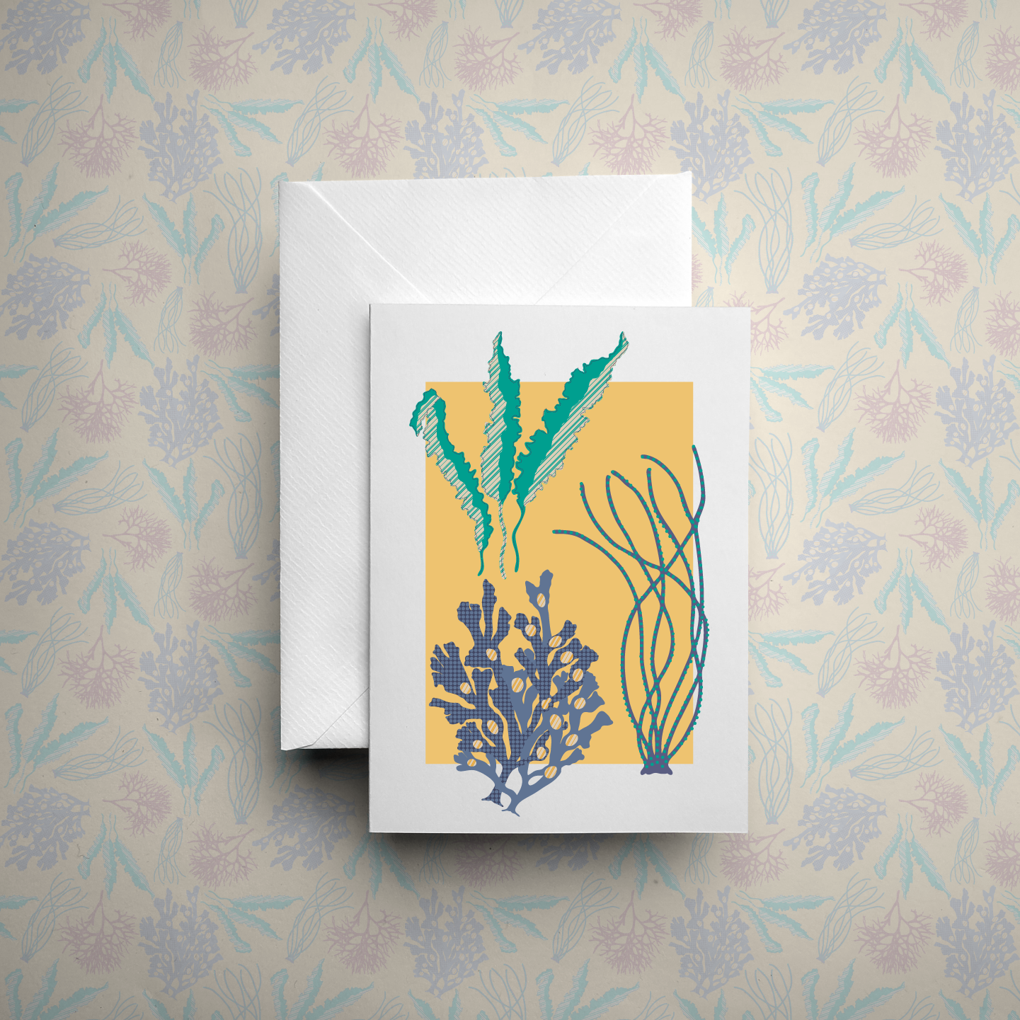 Seaweed Greetings Card