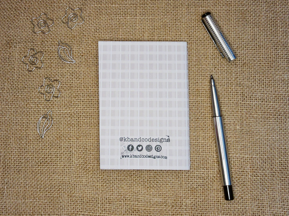 Thumbnail: Checked Passport Size Notebook