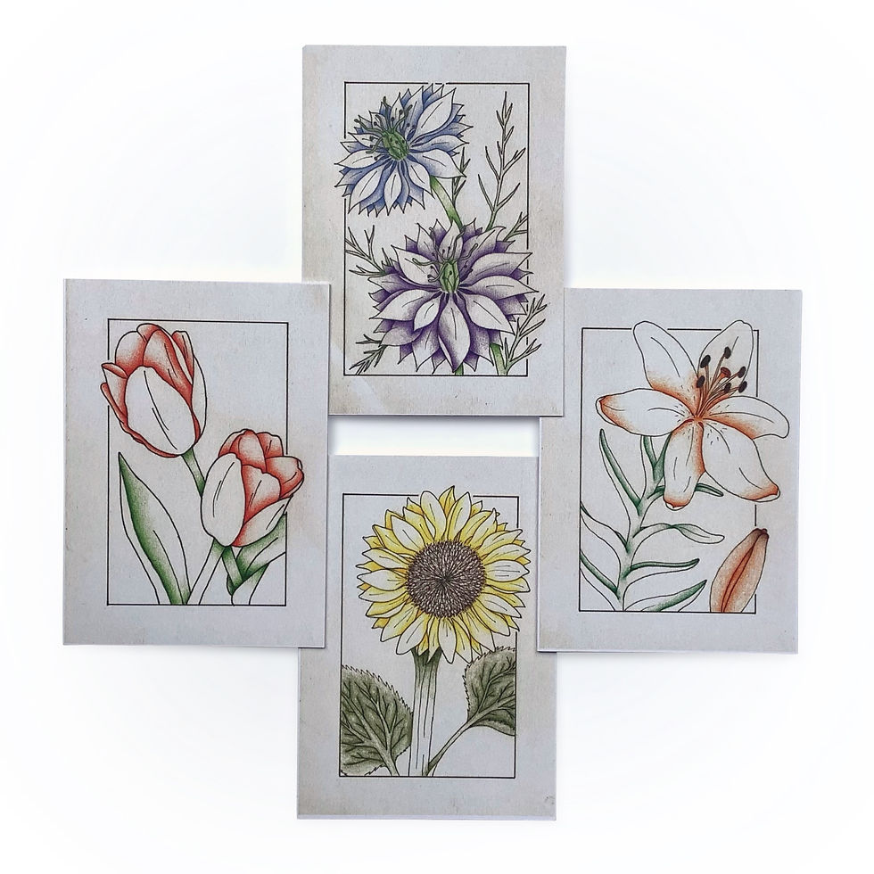 Thumbnail: Tulips Greetings Card