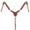Thumbnail: Tooled Buckstitch Browband Headstall and Breast Collar Set