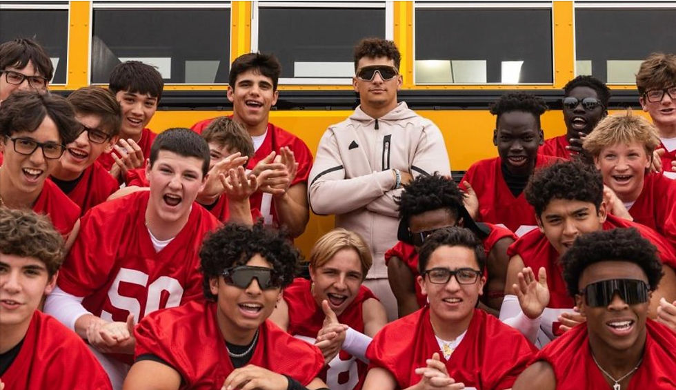 Makeup & Hair for Patrick Mahomes | Oakley