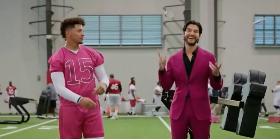 Makeup Artist for Patrick Mahomes | T-Mobile