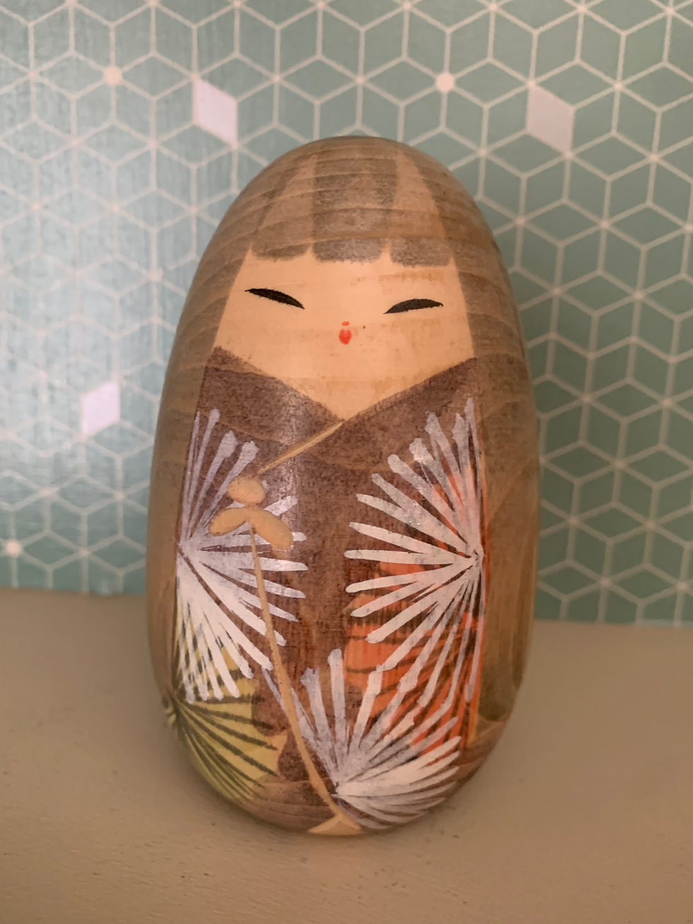 Thumbnail: Miyakoji by Kuribayashi Issetsu | Sosaku Kokeshi Doll