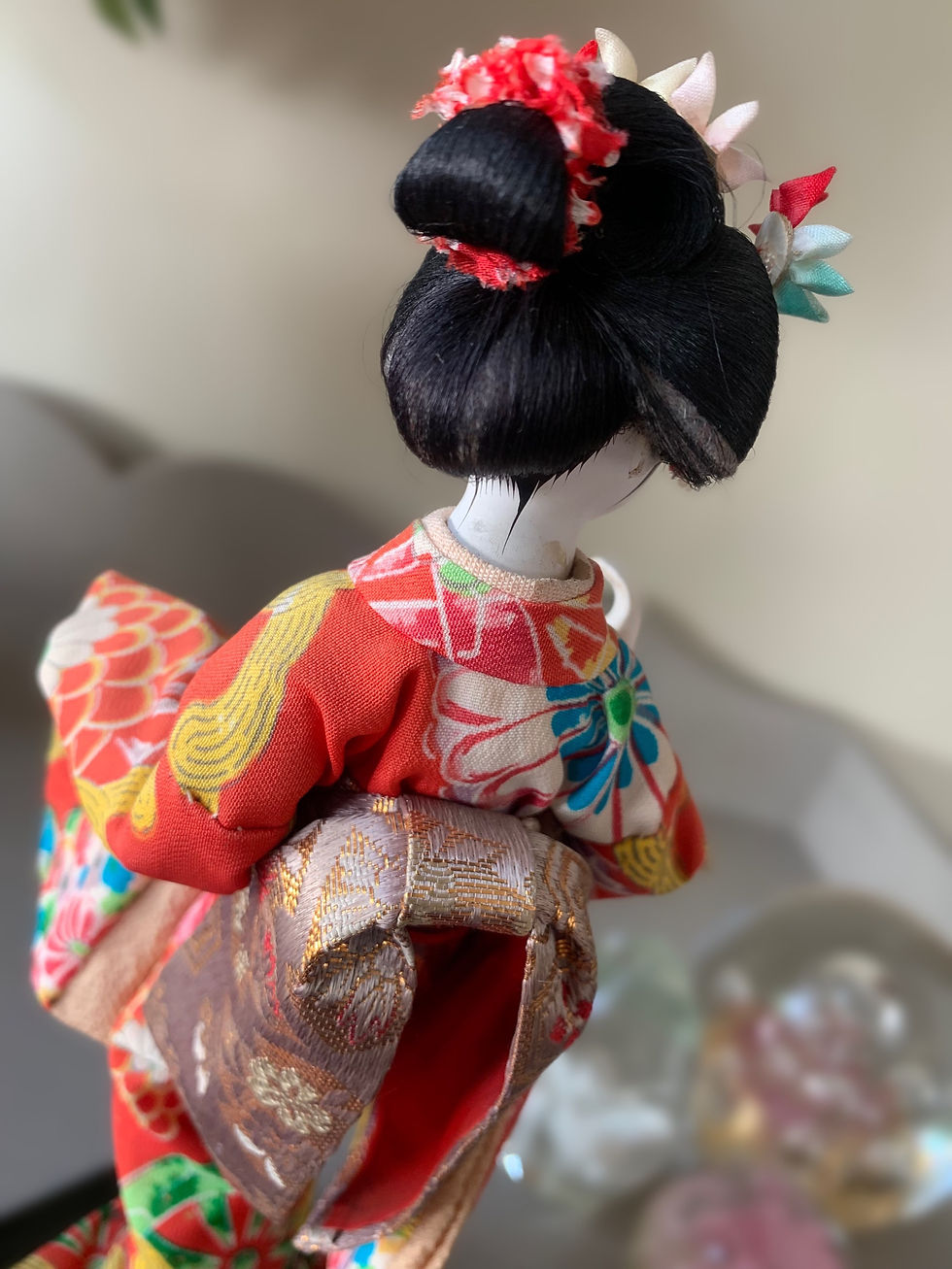 Thumbnail: Orange Geisha | Nihon Ningyo Doll