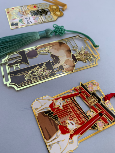 Omamori Maneki Neko Japanese Bookmark | Arashi House