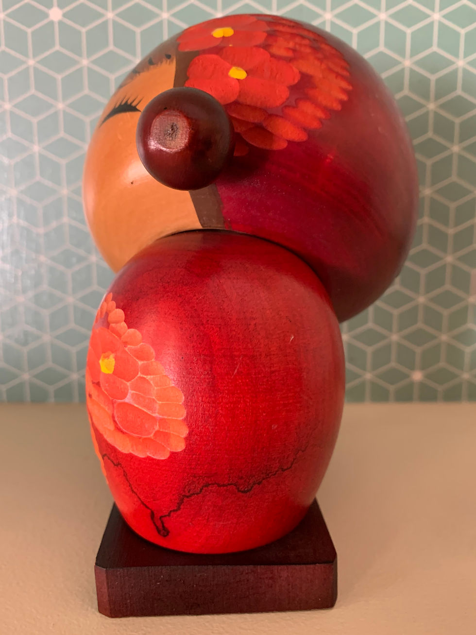Thumbnail: Satonoko by Chie Tamura | Sosaku Kokeshi Doll