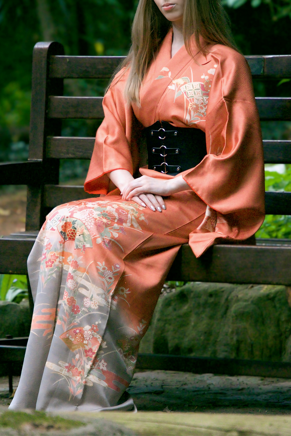 Akiko | Hōmongi Silk Kimono