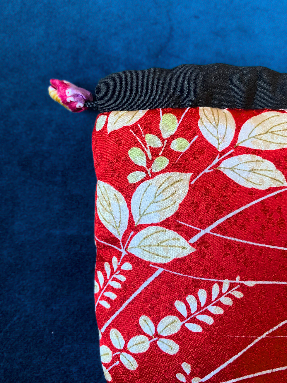 Thumbnail: Aka Kimono Silk Pouch