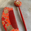 Thumbnail: Red Ume Hairpin & Comb Set | Kanzashi