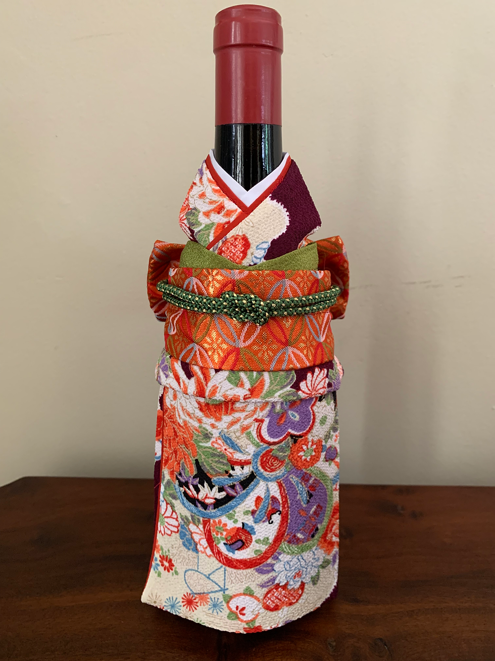 Thumbnail: Kimono Wine Bottle Covers