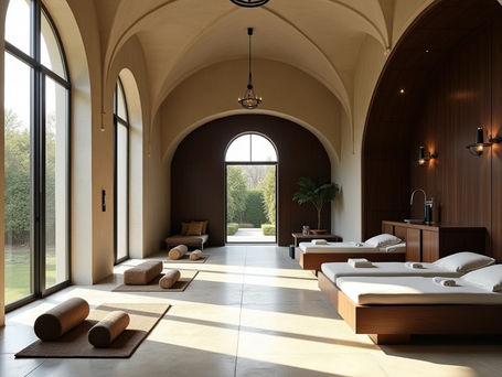 Modern European Estate Architecture - The Wellness Center