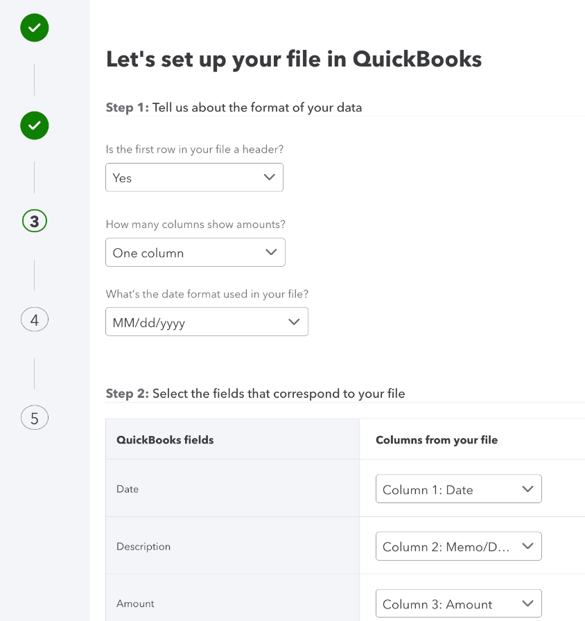 Upload Manual Bank Transactions into your Quickbooks Online Account