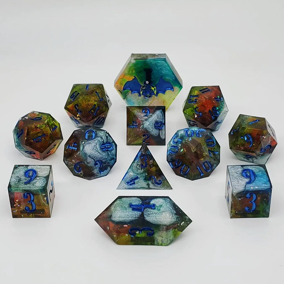 Granny's Couch - 12 piece polyhedral dice set