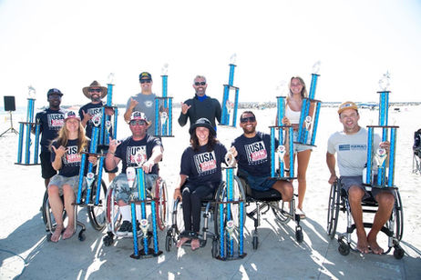 Oceanside USA Surfing Para Surf Championship Debuts Impressive Performances