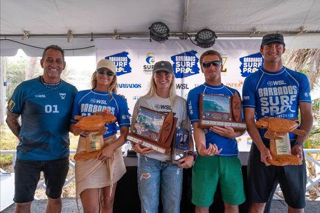 Four Winners Crowned at BTMI Barbados Surf Pro and Live Like Zander Junior Pro 