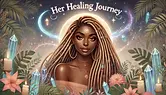DALL·E 2025-04-22 15.25.05 - A wide, mystical homepage banner image for 'Her Healing Journ
