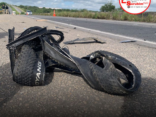 Dois ciclistas morreram na manhã do dia (3), após serem atropelados por um veículo