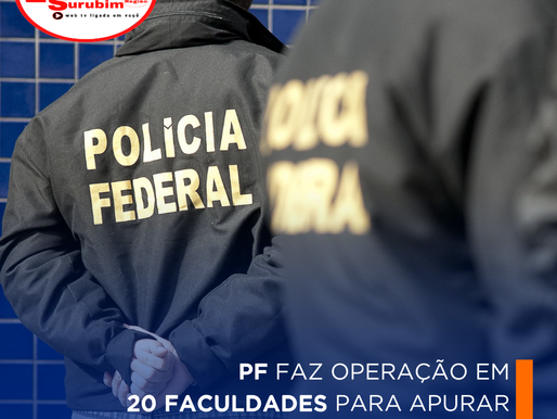 A Polícia Federal e a Controladoria-Geral da União fazem uma ação conjunta nesta quarta-feira (12)
