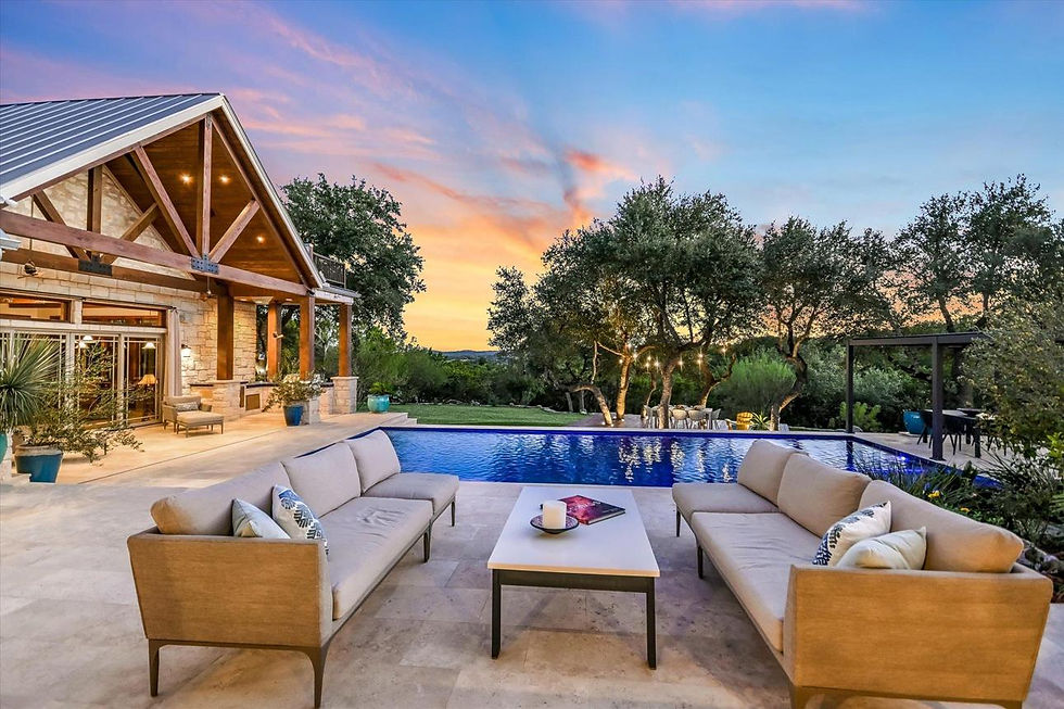 outdoor living pool covered patio landscaping porches