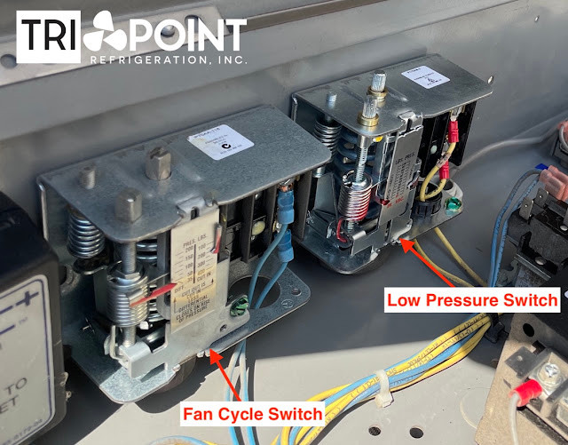 refrigeration pressure switches