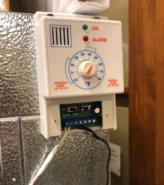 Walk-In cooler temperature alarm