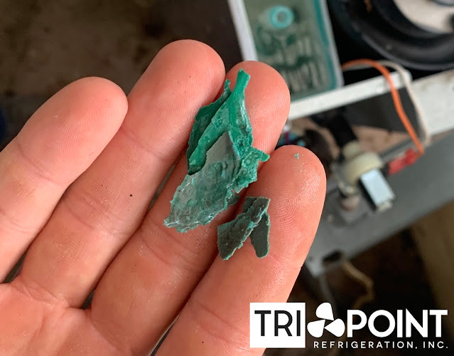 pieces of scale from an ice maker