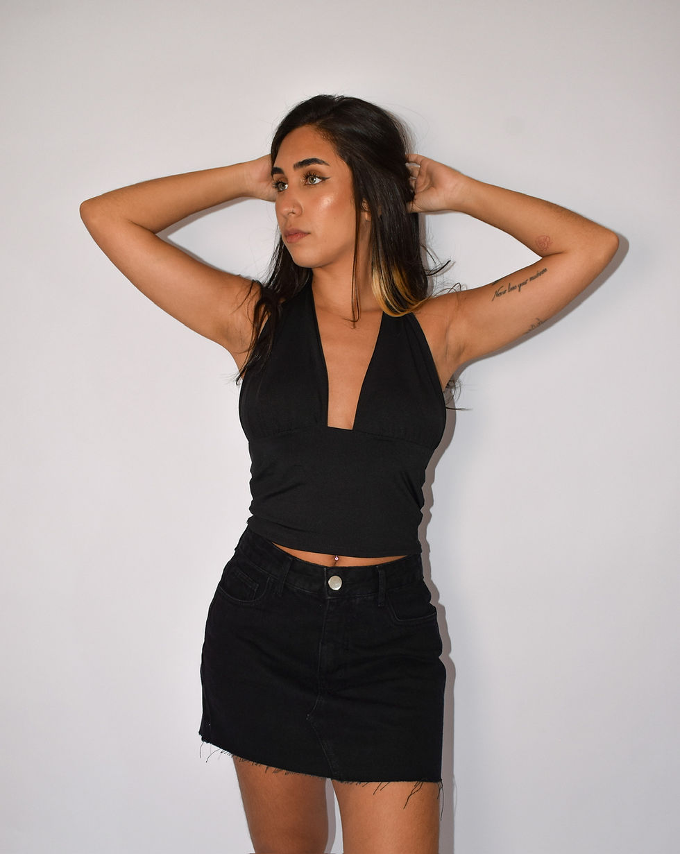 Miniatura: Saia Lara - Preta