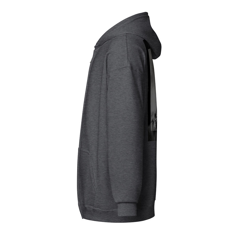 Thumbnail: Observed Self - Zip Hoodie (Gray)