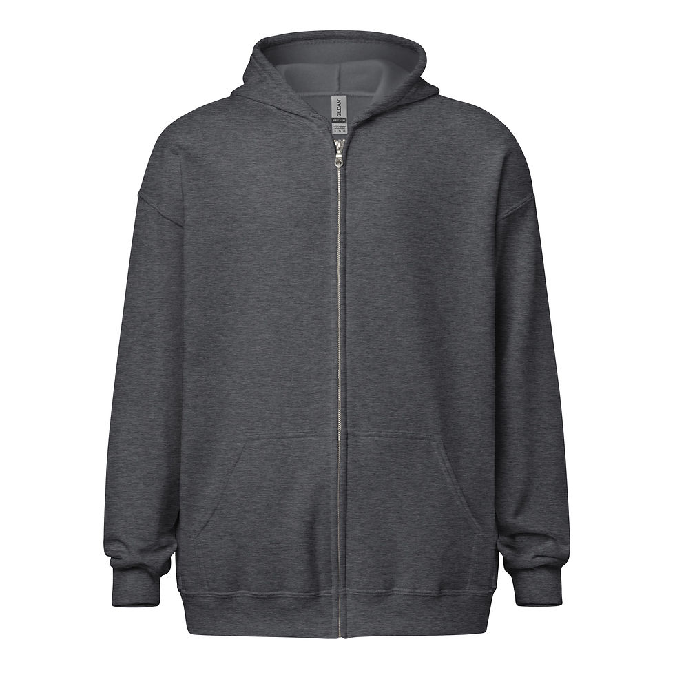 Thumbnail: Observed Self - Zip Hoodie (Gray)