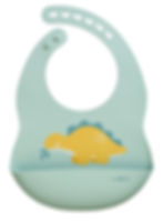 Baby Dino Bib | Baby Silicone Dino Bib | Little D