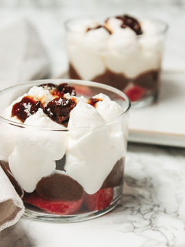 Zuppa Inglese Squacquerone e Fichi Caramellati