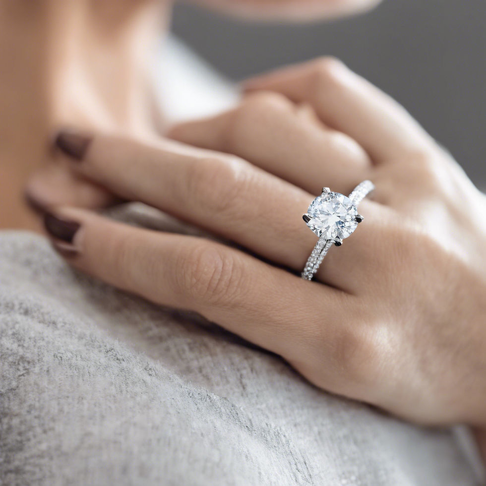 How a Hidden Halo Engagement Ring Adds Extra Glamour