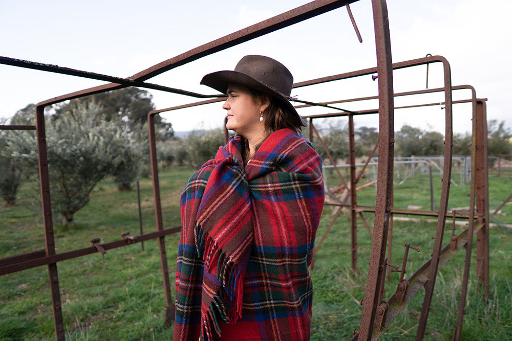 Recycled Wool Tartan Blanket in Stewart Royal Tartan